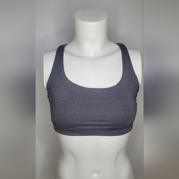 Lululemon Size 4 in Dark Gray Free To Be Sports Bra - Picture 2 of 7
